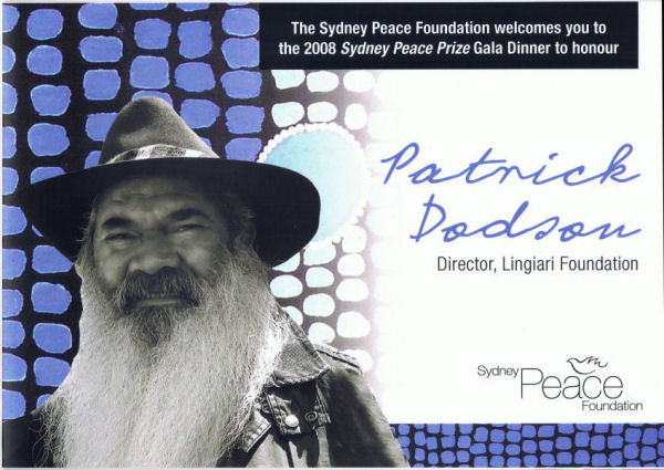 brian hirst sydney peace prize